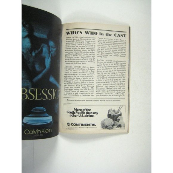 Breaking the Code Playbill December 1987 Derek Jacobi Whitemore Gurney Musty - Picture 4 of 7